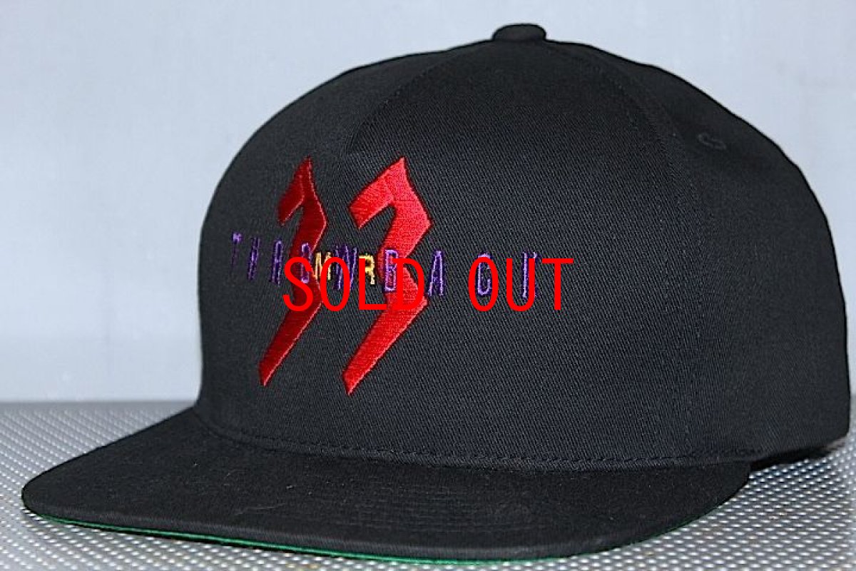 画像2: Mr.Throw Back(ミスター・スローバック) Air 33 Snapback Cap スナップバック キャップ ブラック (2)