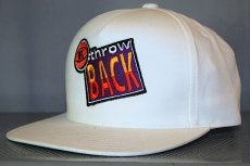 画像2: Mr.Throw Back(ミスター・スローバック) Plain Logo Snapback Cap White スナップバック キャップ ホワイト (2)