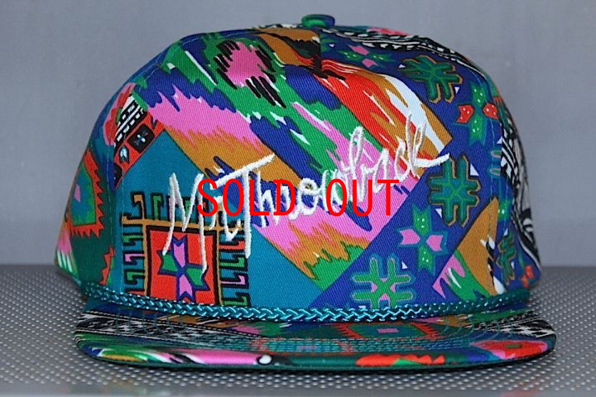 画像1: Mr.Throw Back(ミスター・スローバック) Snapback Cap スナップバック キャップ 総柄 (1)