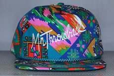 画像1: Mr.Throw Back(ミスター・スローバック) Snapback Cap スナップバック キャップ 総柄 (1)