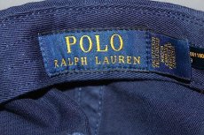 画像4: Polo Ralph Lauren(ラルフ ローレン) Script Logo Navy Cap スクリプトロゴ ネイビーキャップ (4)