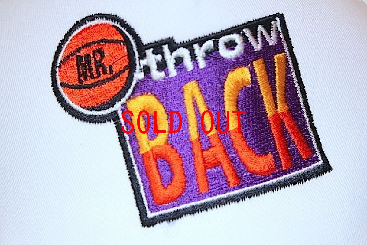 画像3: Mr.Throw Back(ミスター・スローバック) Plain Logo Snapback Cap White スナップバック キャップ ホワイト (3)