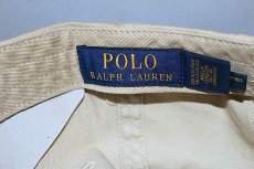 画像4: Polo Ralph Lauren(ラルフ ローレン) Script Logo Beige Cap スクリプトロゴ ベージュキャップ (4)