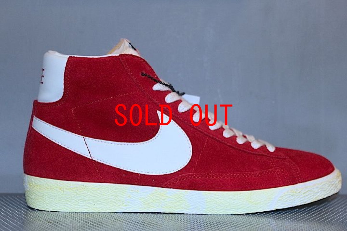 画像1: Nike (ナイキ) Blazer Vintage Suede Red ブレザー レッド (1)