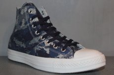 画像2: Converse(コンバース) Tri Panel Camo Chuck Taylor All Star Hi Camo Blue Navy (2)