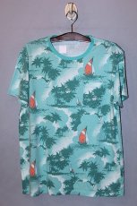 画像1: J.Crew(ジェイクルー) S/S Slim Washed Pocket Aloha T-Shirt Tee Teal Green (1)