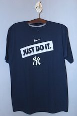 画像1: Nike(ナイキ)Yankees ”JUST DO IT.” Tee Navy (1)