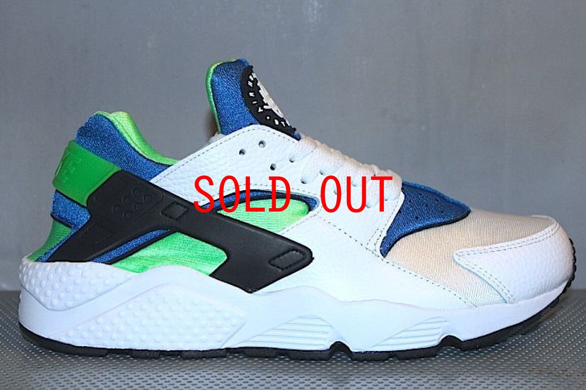 画像1: Nike(ナイキ) Air Huarache White/Scream Green (1)