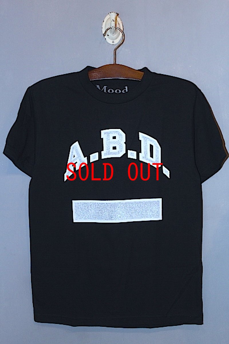 画像1: Mood NYC (ムード エヌワイシー)S/S A.B.D. Tee T-Shirts Black Reflector Reflect  (1)