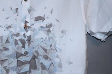 画像4: DKNY(ダナキャランニューヨーク) Chest Print S/S Shirts White Botton Down (4)