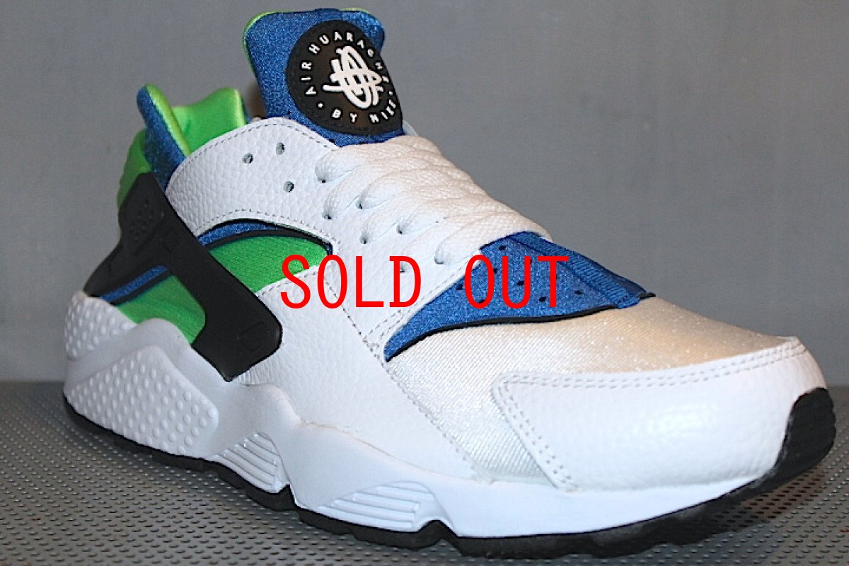 画像2: Nike(ナイキ) Air Huarache White/Scream Green (2)