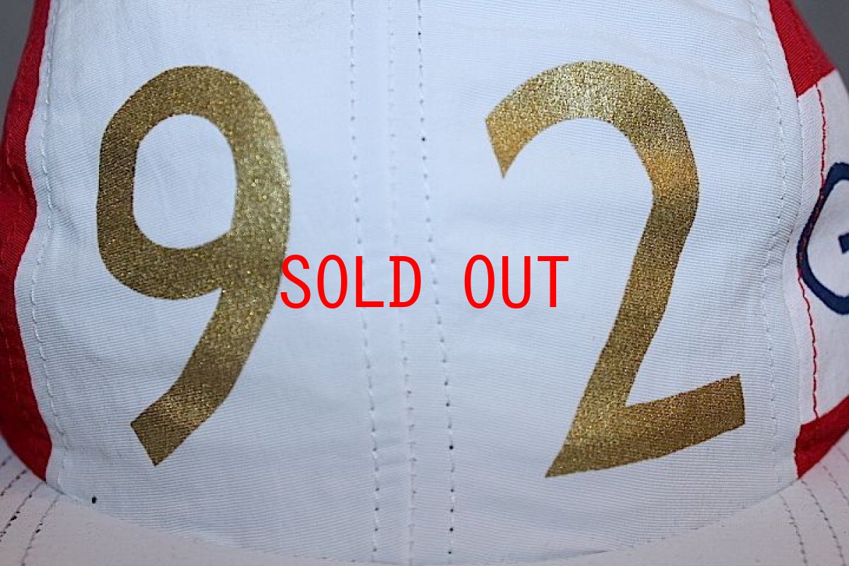 画像3: The Decades Hat Co.(ディケイド ハット) 92 Games 4Panel Cap White Red Blue 1992 Olympic  (3)