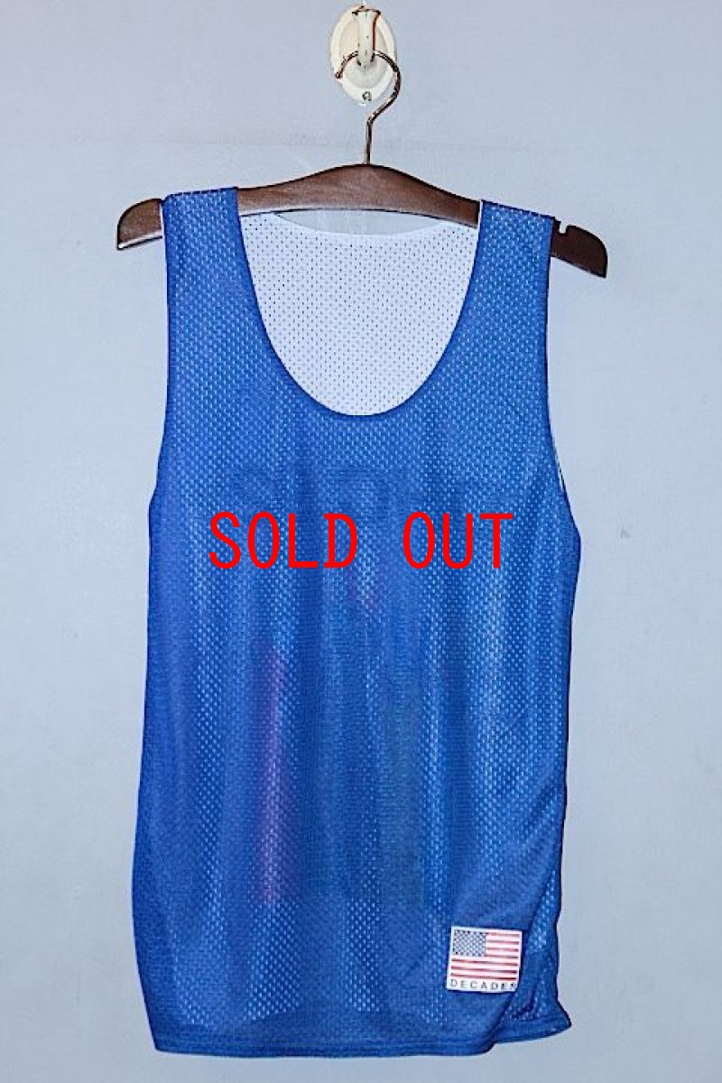 画像2: The Decades Hat Co.(ディケイド ハット) "Barcelona" Peace 92 Reversible Mesh Tank White Dark Navy (2)