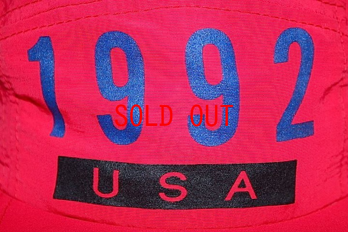 画像3: The Decades Hat Co.(ディケイド ハット) 92 Games 4Panel Cap Red 1992 Olympic  (3)