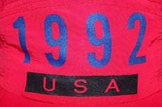 画像3: The Decades Hat Co.(ディケイド ハット) 92 Games 4Panel Cap Red 1992 Olympic  (3)