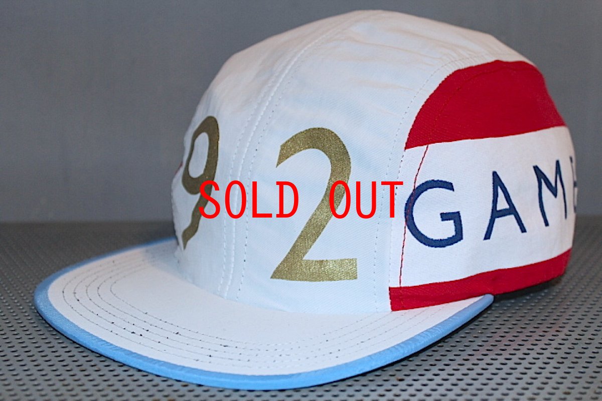 画像2: The Decades Hat Co.(ディケイド ハット) 92 Games 4Panel Cap White Red Blue 1992 Olympic  (2)