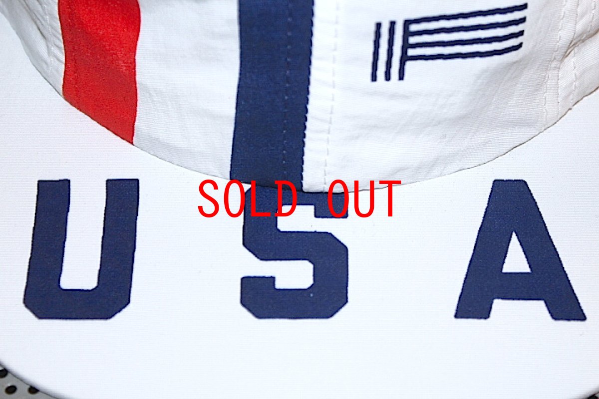 画像3: The Decades Hat Co.(ディケイド ハット) Bicentennial 1976 4Panel Cap White Navy Red  (3)