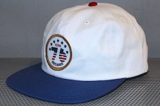画像2: The Decades Hat Co.(ディケイド ハット) Spirit Of '76 6Panel Snapback Cap White Royal Blue Olympic (2)