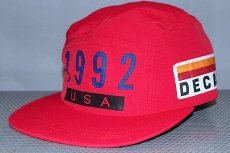 画像2: The Decades Hat Co.(ディケイド ハット) 92 Games 4Panel Cap Red 1992 Olympic  (2)