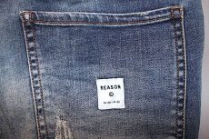 画像3: Reason(リーズン)NYC Reason Clothing Repair Washed Denim Indigo  (3)