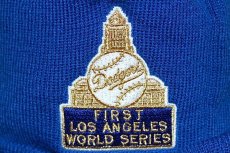 画像3: Basic Cuff Knit Cap Multi Logo Los Angeles Dodgers Blue Royal World Series (3)