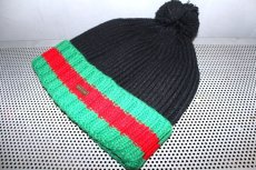 画像4: Reason(リーズン) NYC Reason Clothing GG Stripe Pom Pom Knit Cap beanie Logo (4)