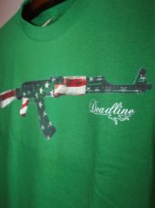 画像3: Deadline(デッドライン) Mexican American AK 47 S/S Tee Green  (3)