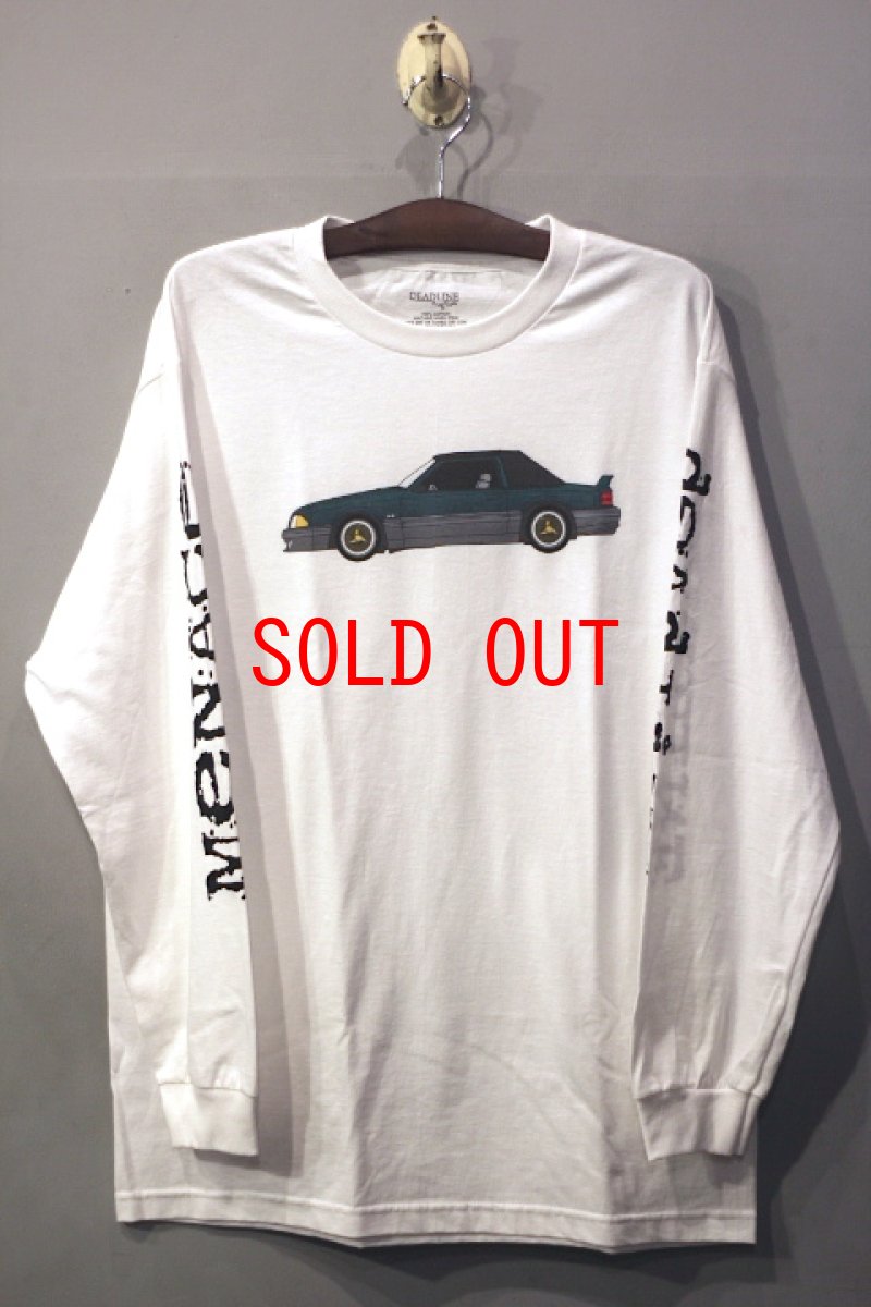 画像1: Deadline(デッドライン) Caine 5.0 L/S Tee White (1)