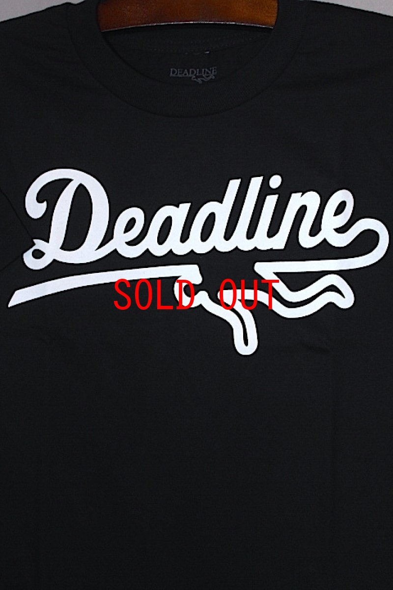 画像2: Deadline(デッドライン)Sports Logo S/S Tee Black White (2)