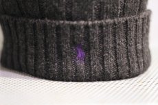 画像2: Polo Ralph Lauren(ラルフ ローレン) Knit Cap ラルフ ニットキャップ Pony Grey (2)