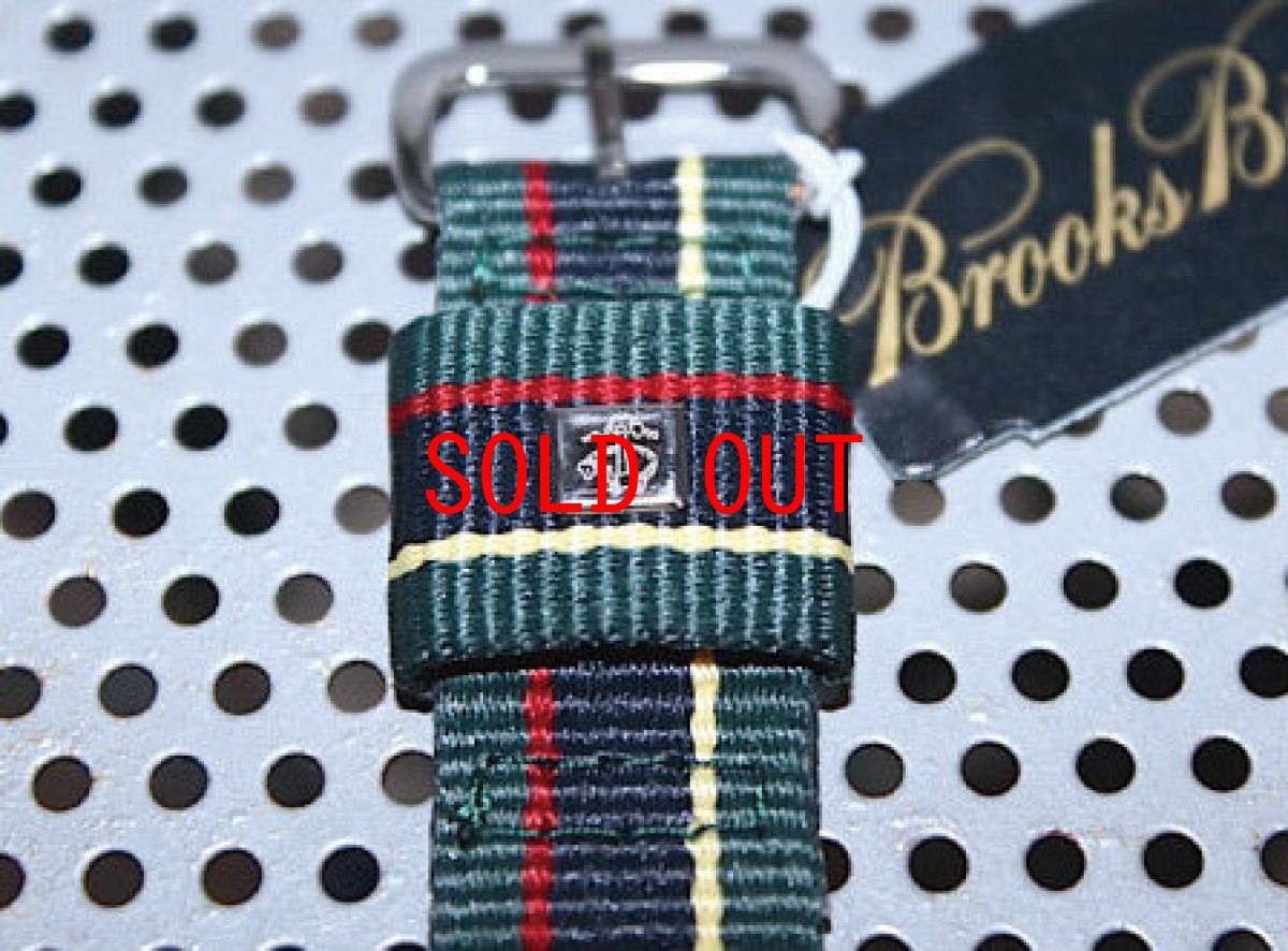画像3: Brooks Brothers(ブルックス ブラザーズ) Nylon Strap Stripe Watch 腕時計 (3)