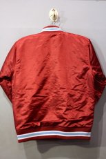 画像2: Champion(チャンピオン) Satin Baseball Jacket Maroon ベースボール ジャケット (2)