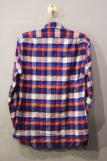 画像2: J.Crew(ジェイクルー)  L/S Checked Flannel Shirts Slim Fit Orange Royal White (2)