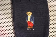 画像2: Polo Ralph Lauren(ラルフ ローレン) Polo Bear Navy ポロベアー 指ぬき手袋 (2)