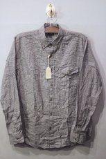 画像1: J.Crew(ジェイクルー) L/S Buttondown Shirts Slim Fit Brushed Twill Gray Black (1)