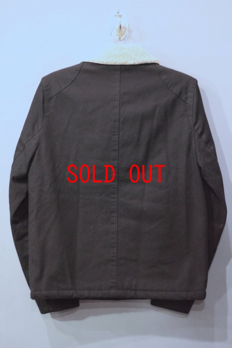 画像2: J.Crew(ジェイクルー)Deck Jacket Duck Black N-1 N1 Military Riders (2)