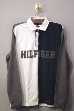 画像1: Tommy Hilfiger(トミーヒルフィガー) 2Tone Rugger Shirts ラガーシャツ ２トーン  (1)