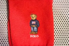 画像2: Polo Ralph Lauren(ラルフ ローレン) Polo Bear Red ポロベアー 指ぬき手袋 (2)