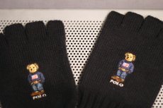 画像3: Polo Ralph Lauren(ラルフ ローレン) Polo Bear Black ポロベアー 指ぬき手袋 (3)