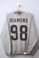 画像1: Diamond Supply Co(ダイアモンド サプライ) Nine Eight Crewneck Sweatshirt Heather Grey (1)