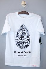 画像1: Diamond Supply Co(ダイアモンド サプライ) 101 Carats S/S Tee White Tシャツ (1)