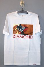 画像1: Diamond Supply Co(ダイアモンド サプライ) Diamond Lips S/S Tee White Tシャツ (1)