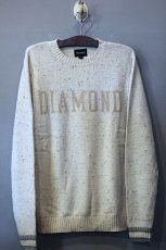 画像1: Diamond Supply Co(ダイアモンド サプライ) College Knit Sweater Natural ニット セーター (1)