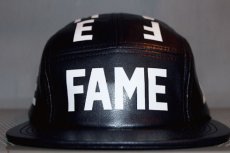 画像1: Hall Of Fame(ホール オブ フェイム) PU Leather Camper 5Panel Cap Navy (1)