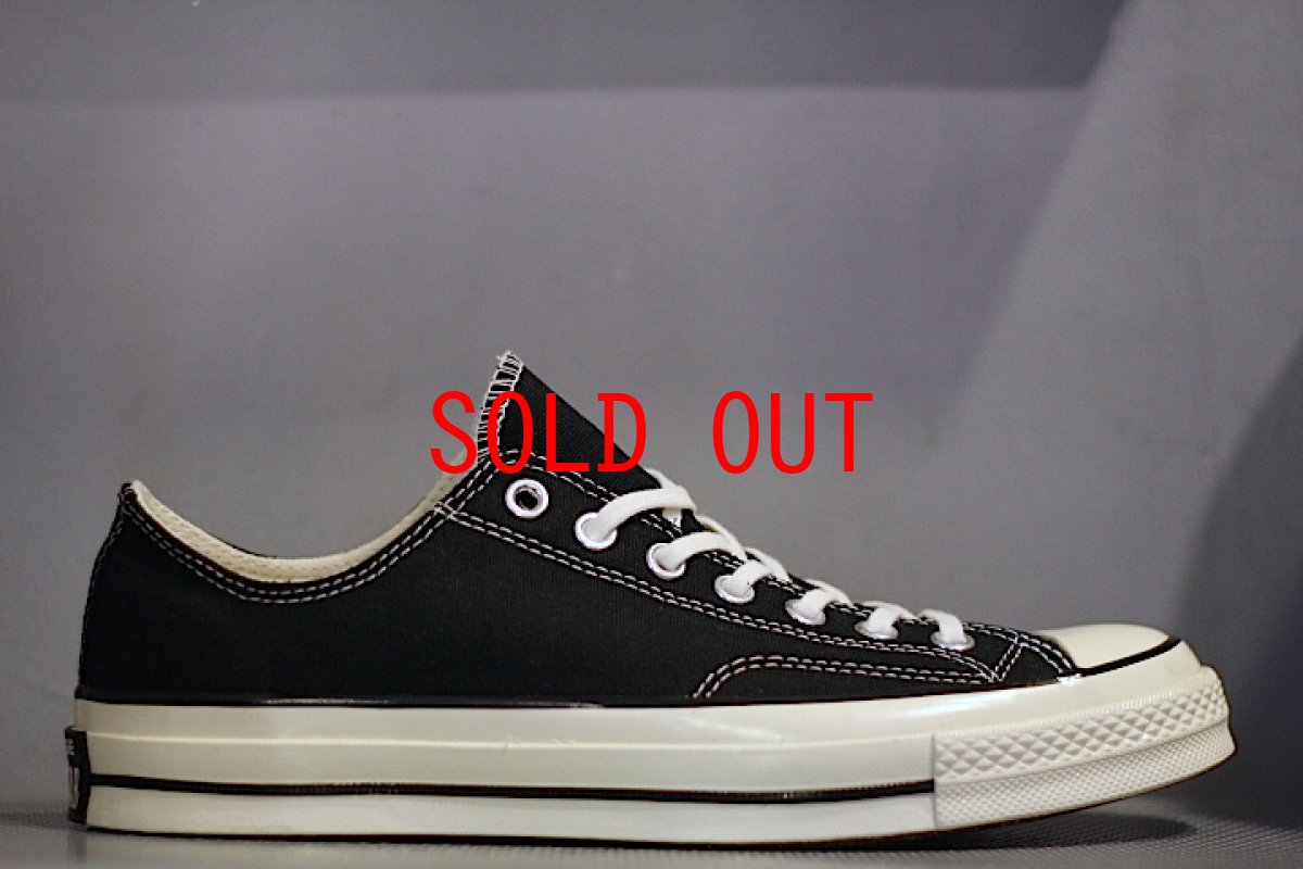 画像1: Converse(コンバース) First String Chuck Taylor All Star ’70 LOW Black コンズ チャックテイラー オールスター (1)