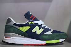 画像1: New Balance(ニューバランス) For J Crew 998 Green Navy Yellow Red ABZORB (1)