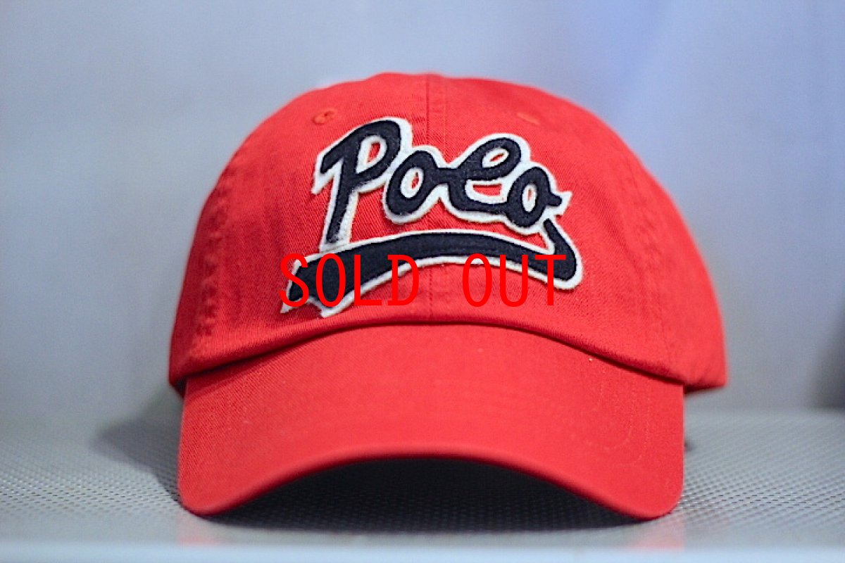画像1: Polo Ralph Lauren(ラルフ ローレン) Script Logo Red Cap スクリプトロゴ キャップ レッド (1)