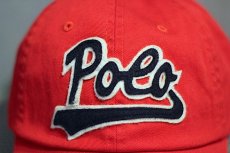 画像2: Polo Ralph Lauren(ラルフ ローレン) Script Logo Red Cap スクリプトロゴ キャップ レッド (2)