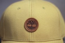画像2: Timberland(ティンバーランド) Cotton Leather Patch Tree Logo Ball Cap Mustard コットン キャップ  マスタード (2)