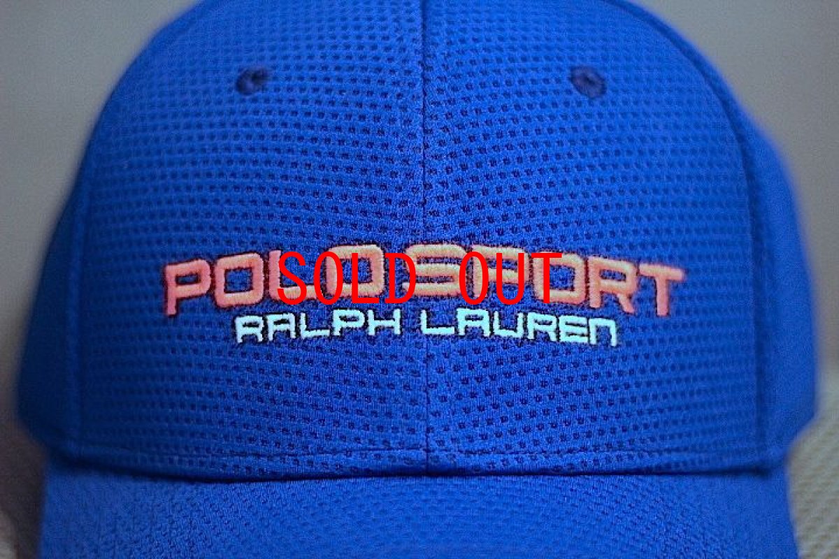 画像2: Polo Sport(ポロスポーツ) Stretch Fit Cap Blue ストレッチフィットキャップ (2)